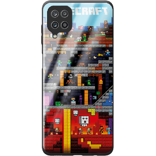 Чехол Boxface Samsung A225 Galaxy A22 Minecraft Lode Runner