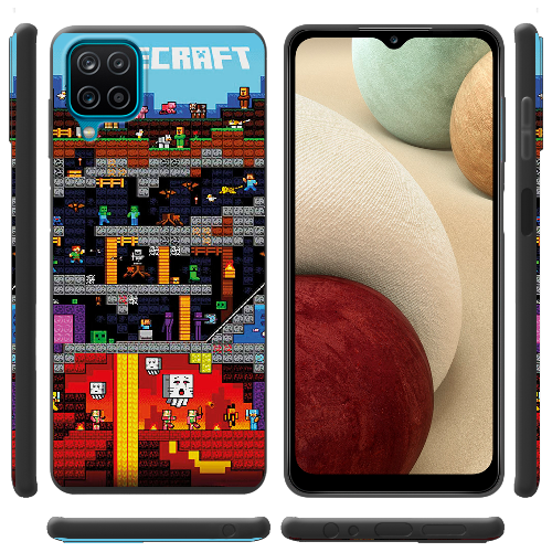 Чехол Boxface Samsung A225 Galaxy A22 Minecraft Lode Runner