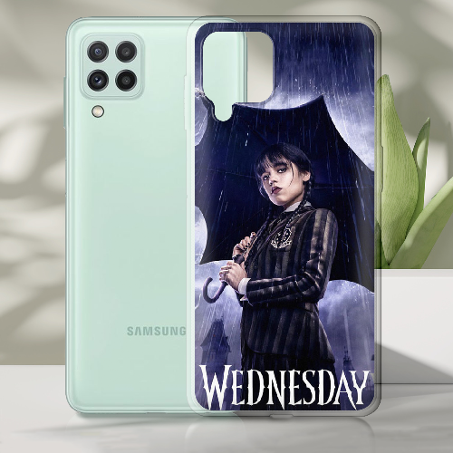 Чехол Boxface Samsung A225 Galaxy A22 Wednesday Addams