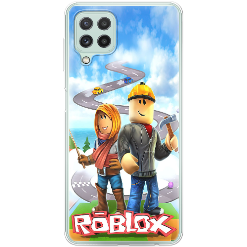 Чехол Boxface Samsung A225 Galaxy A22 Roblox Білдерман