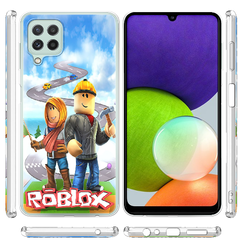 Чехол Boxface Samsung A225 Galaxy A22 Roblox Білдерман