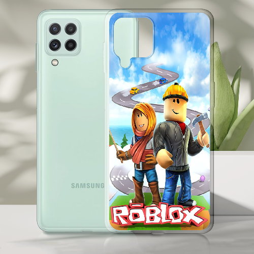 Чехол Boxface Samsung A225 Galaxy A22 Roblox Білдерман