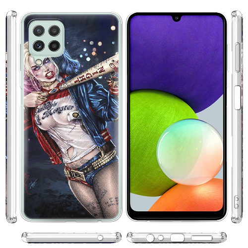 Чехол Boxface Samsung A225 Galaxy A22 Harley Quinn