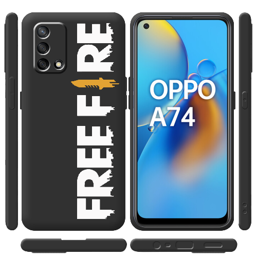 Чехол Boxface OPPO A74 Белый Free Fire