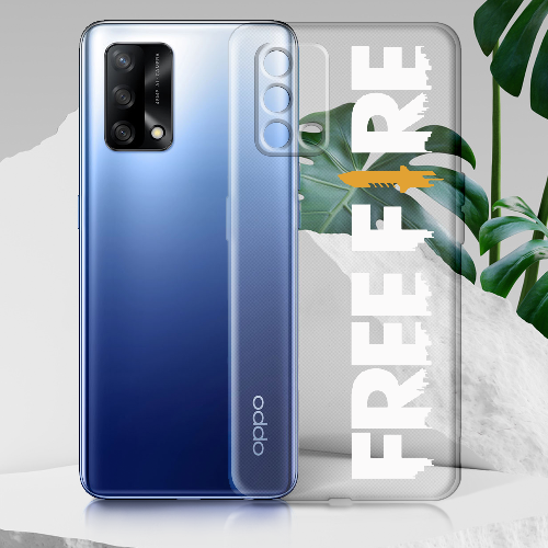 Чехол Boxface OPPO A74 Белый Free Fire