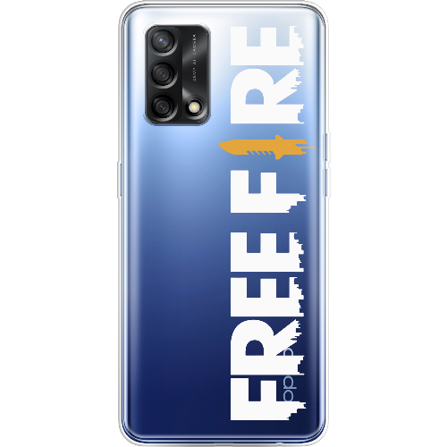 Чехол Boxface OPPO A74 Белый Free Fire