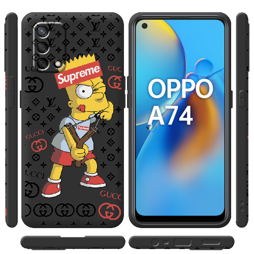 Чехол Boxface OPPO A74 Yellow Fun