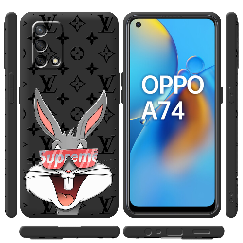 Чехол Boxface OPPO A74 looney bunny