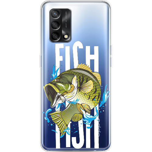 Чехол Boxface OPPO A74 Bass fish