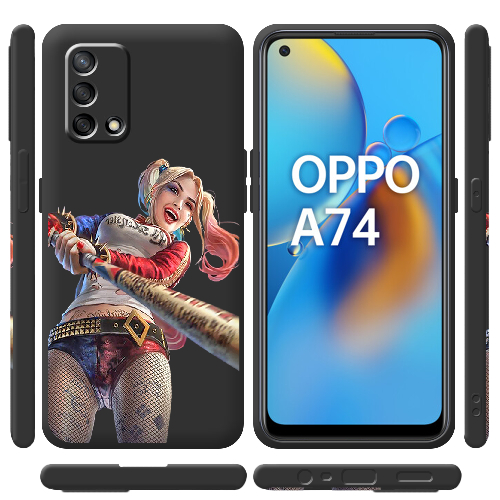 Чехол Boxface OPPO A74 Happy Harley Quinn