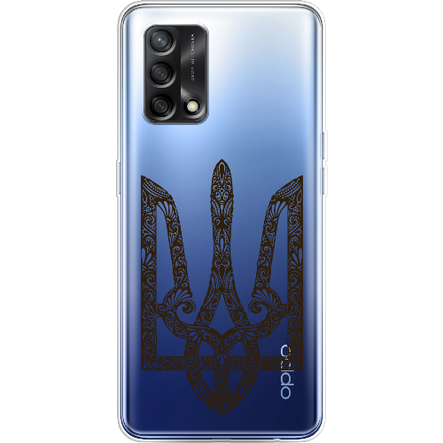 Чехол Boxface OPPO A74 Ukrainian Black Trident