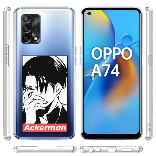 Чехол Boxface OPPO A74 Attack On Titan - Ackerman