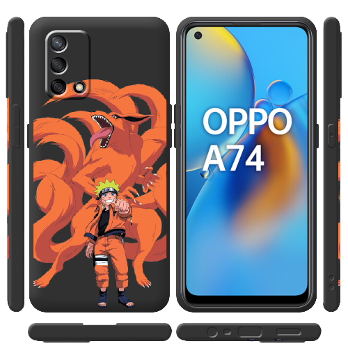 Чехол Boxface OPPO A74 Naruto and Kurama