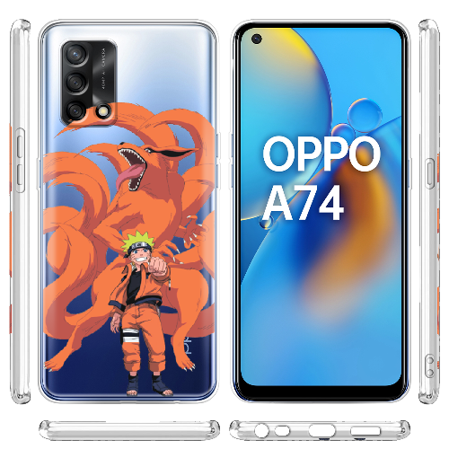 Чехол Boxface OPPO A74 Naruto and Kurama