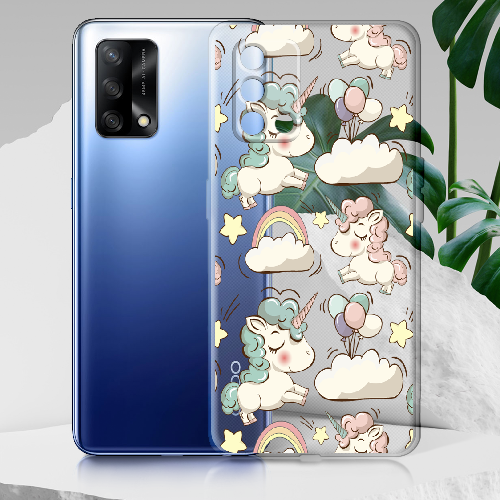 Чехол Boxface OPPO A74 Unicorns