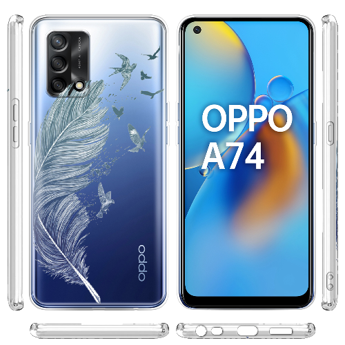 Чехол Boxface OPPO A74 Feather