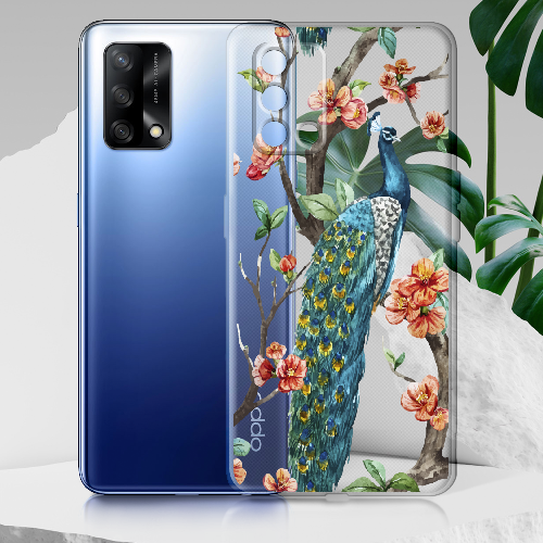 Чехол Boxface OPPO A74 Noble Peacock