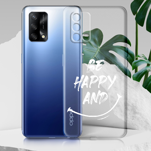 Чехол Boxface OPPO A74 be happy and