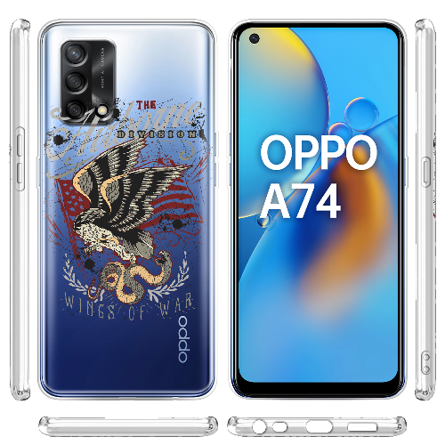 Чехол Boxface OPPO A74 Wings of War