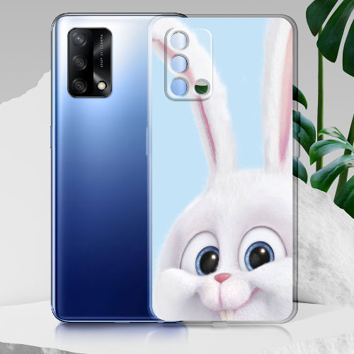 Чехол Boxface OPPO A74 Кролик Снежок