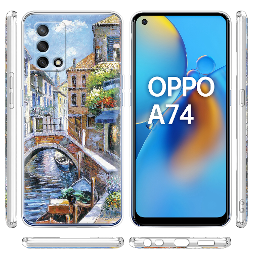 Чехол Boxface OPPO A74 Венеция картина Импрессионизм