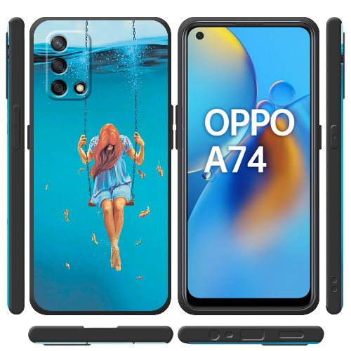 Чехол Boxface OPPO A74 Girl In The Sea