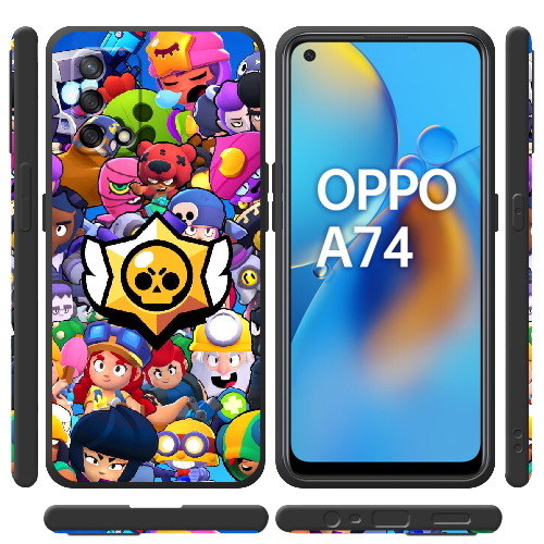 Чехол Boxface OPPO A74 Brawl Stars