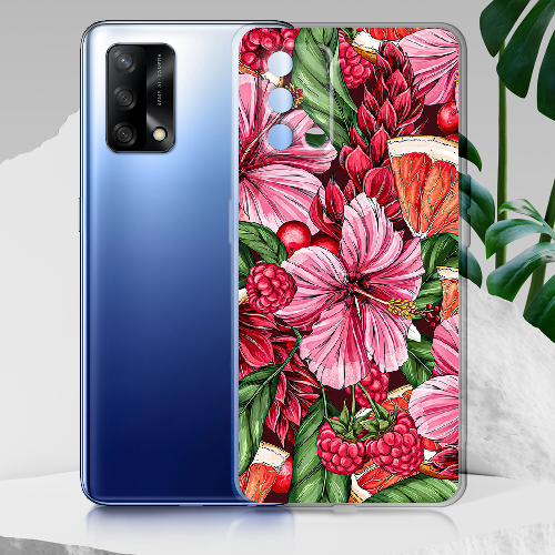 Чехол Boxface OPPO A74 Tropical Flowers