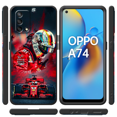 Чехол Boxface OPPO A74 Racing Car