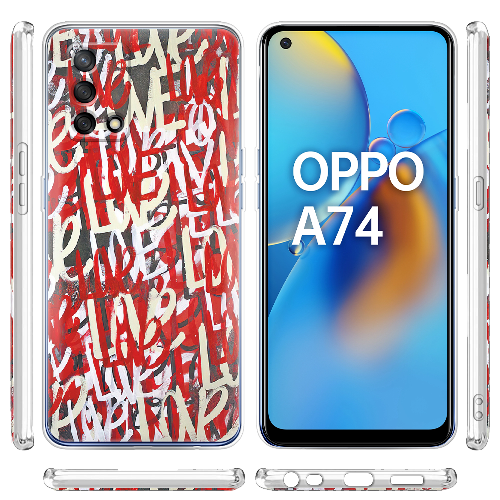 Чехол Boxface OPPO A74 Love Graffiti