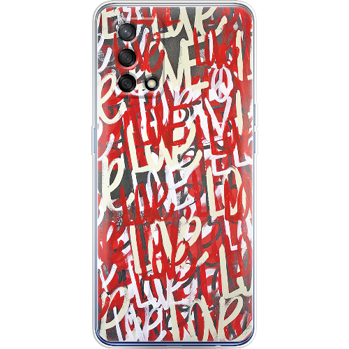 Чехол Boxface OPPO A74 Love Graffiti