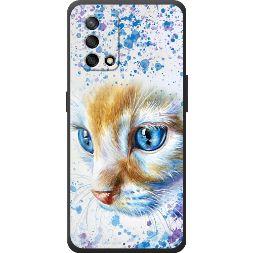 Чехол Boxface OPPO A74 Голубоглазый Кот