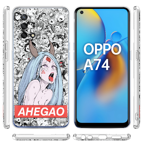 Чехол Boxface OPPO A74 Ahegao