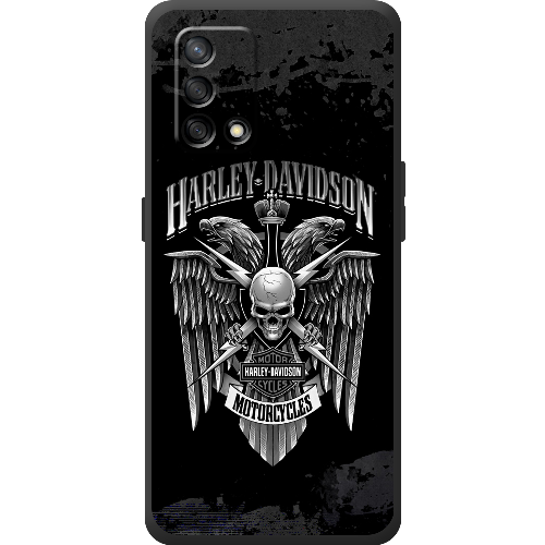 Чехол Boxface OPPO A74 Harley Davidson skull and eagles