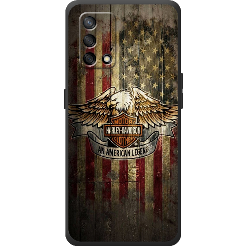 Чехол Boxface OPPO A74 Harley Davidson An American Legend