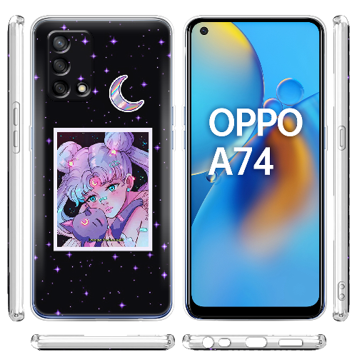 Чехол Boxface OPPO A74 Sailor Moon night