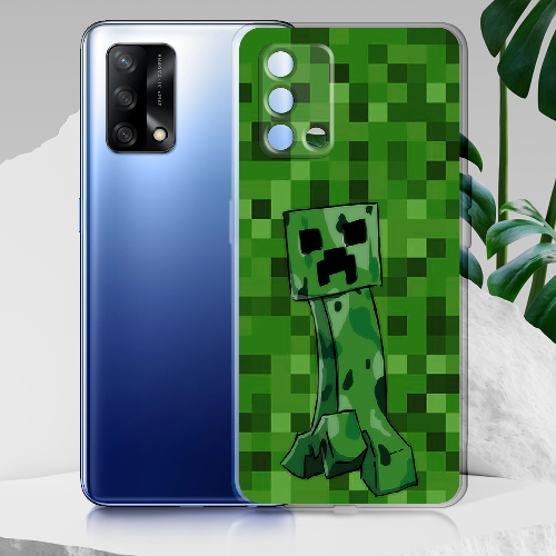 Чехол Boxface OPPO A74 Minecraft Creeper