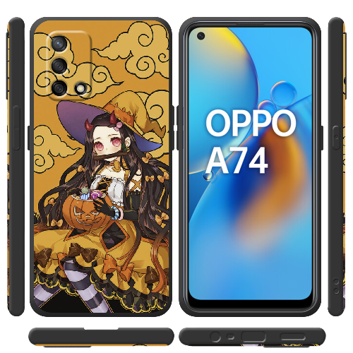 Чехол Boxface OPPO A74 Kamado Nezuko Halloween