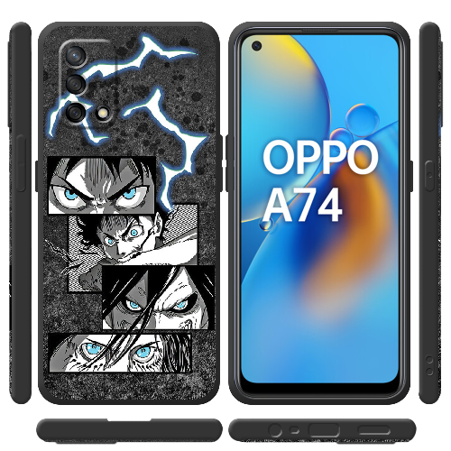 Чехол Boxface OPPO A74 Eren Yeager Transformation