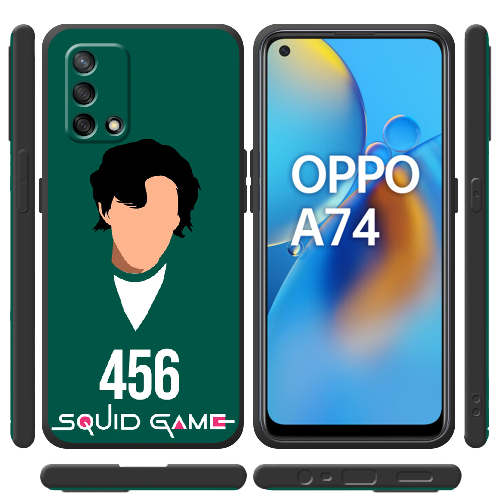 Чехол Boxface OPPO A74 Игра в кальмара игрок 456 Сон Ги Хун