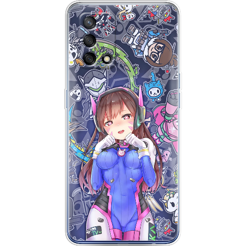 Чехол Boxface OPPO A74 Overwatch D.VA