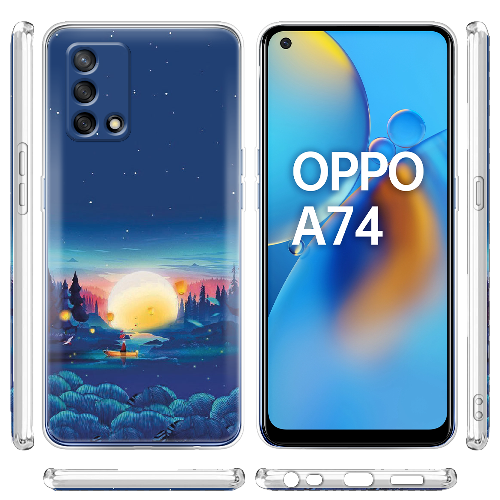 Чехол Boxface OPPO A74 Спокойной ночи