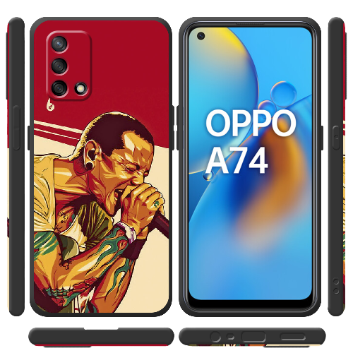 Чехол Boxface OPPO A74 Chester Bennington