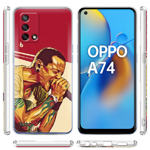 Чехол Boxface OPPO A74 Chester Bennington