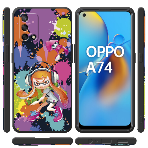 Чехол Boxface OPPO A74 Splatoon Inklings