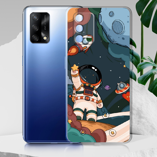 Чехол Boxface OPPO A74 Space Mission