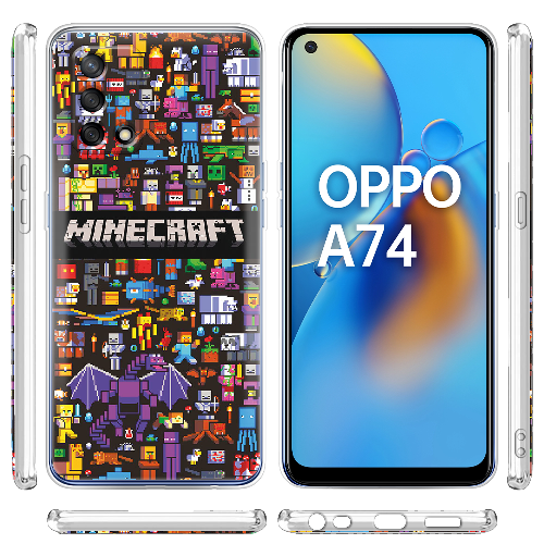 Чехол Boxface OPPO A74 Minecraft Mobbery