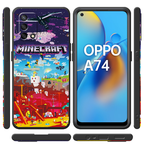 Чехол Boxface OPPO A74 Minecraft World Beyond