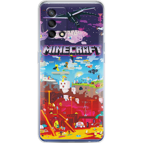 Чехол Boxface OPPO A74 Minecraft World Beyond