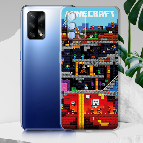 Чехол Boxface OPPO A74 Minecraft Lode Runner